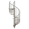 Minka STAIRS Kombinované točité schodisko Fusion orech/sivá pr. 140 cm