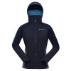 ALPINE PRO LANCA Modrá/Tyrkysovo modrá Dámska softshellová bunda s membránou M