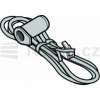 9.77 Optosenzor / přijímač SKS; černá výplň, IP66, šedý PUR kabel, délka kabelu: 500 mm