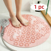 Kúpelňová predložka - Pink-1pc Vogsic Round Bath Mat s anti-PVC (Kúpelňová predložka - Pink-1pc Vogsic Round Bath Mat s anti-PVC)