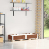 vidaXL Paletová ohrádka hnedá 150x50 cm borovicový masív - Hnedá - 203798-137458