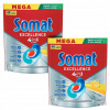 Somat Excellence Tablety do umývačky riadu 4v1 48ks x2 + Darček