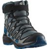Salomon XA Pro V8 Winter CSWP J - Turbulence/Black/Dark Blue - unisex junior 35