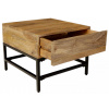Lakšmi Odkladací stolík Gita 50 × 40 × 50 cm z masívu mango