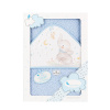 INTERBABY OSUŠKA froté Slon 100x100cm Varianta: Modrá