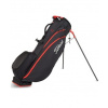 Golfový bag na nosenie Titleist Players 4 Carbon Bag na nosenie (Stand bag) Čierna/Červená