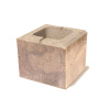 Semmelrock Rivago plotový systém polovičný prvok 20x20x16 cm dymovo-hnedý 668210599