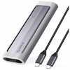 Disková kapsa Orico AXM2F M.2 SATA SSD USB-C 3.2 - šedá