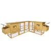 Drevený kurín ISTANBUL DELUXE, 2800 x 2200 x 1000 mm
