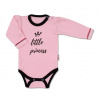 Baby Nellys Body dlhý rukáv, veľ. 86 ružové - Little Princess 68 (3-6m)