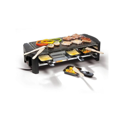 Gril DOMO z prírodného kameňa Raclette DO 9039 G pre 8 ľudí