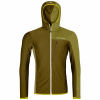 Ortovox pánska mikina Fleece Light Grid Hooded jacket M | farba: green moss, veľkosť: M