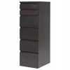 Ikea Malm Dresser 6 zásuviek wenge zrkadlo 40x123 cm (Ikea Malm Dresser 6 zásuviek wenge zrkadlo 40x123 cm)