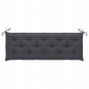 Záhradná lavica, lavička - Záhradný vankúš proti antracitu 150x50x7 cm (Záhradný vankúš proti antracitu 150x50x7 cm)