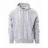 PAYPER PORTLAND MELANGE 001212-P076 / Pánska celozapínacia mikina s kapucňou - melange grey L