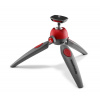 Manfrotto PIXI EVO 2-Section Mini Tripod, red, light and compact (MTPIXIEVO-RD)