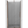 Mexen Velar, posuvné dvere do otvoru 90x200 cm, 8mm číre sklo, ružové zlato, 871-090-000-01-60