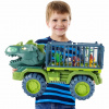 Dinosauří nákladné auto ACR na prepravu so zvukom a svetlom, zelené, 39 cm