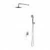 OMNIRES Y - Sprchový set s batériou pod omietku, s telesom, priemer 20 cm, 5 prúdov, chróm SYSY23/KCR