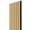 VZORKA - WALL CONCEPT akustický panel Javor, čierny filc + MDF, 240x135x21 mm
