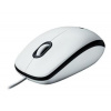 Myš Logitech M100 White, USB, optická, 2 tlačítka, bílá