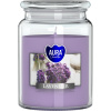 BISPOL Lavender sviečka v skle s viečkom, 500g, doba horenia 100 hodín