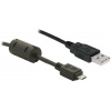 Delock kábel USB 2.0 konektor A samec/ microUSB samec dĺžka 1m (82299) 82299