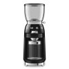 Mlynček na kávu Smeg CGF11BLEU 150W 350g s mlecími kameňmi, čierny