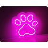 DPM Neon LED dekorácia LABKA 25x22cm, 3xAA/USB [NEO016]