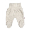 Pletené dojčenské polodupačky Hand Made, Baby Nellys, jasno béžové 68 (3-6m)