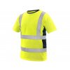Tričko CXS EXETER, výstražné, pánske, žlto-modré, veľ. 5XL
