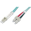 Digitus Fiber Optic Patch Cable, LC to SC, Multimode 50/125 µ, Duplex, Class OM3 10 m