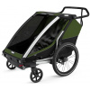 THULE Chariot Cab 2 - príves na bicykel 2v1 | Hliník / Cypress Green