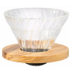 Hario V60 - 02 Glass Drip - olive wood