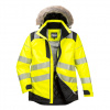 Portwest PW369 PW3 Hi-Vis Zimná parka žltá/čierna 3XL