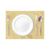 SPRINGOS Vianočné prestieranie na stôl 48x35 cm Snehuliak zlaté