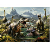 EDUCA Puzzle Zúriví dinosaury 1000 dielikov
