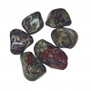 Jaspis Dračia krv tromlovaný (malé) 6ks