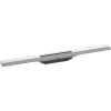 HANSGROHE RainDrain Flex vrchná sada sprchového žľabu 70 cm, skracovateľná, pre inštaláciu voľne na plochu, oceľ nerezová kartáčovaná, 56043800