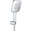 GROHE Rainshower SmartActive Cube sprchová súprava, ručná sprcha 3jet 130 x 130 mm EcoJoy, sprchový držiak a sprchová hadica 150 cm, chróm, 26589000