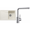 Set Blanco 08-A 25 (dřez Sona 45 S Bílá soft + baterie Mila Chrom)