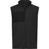 TEE JAYS TJ9122 MOUNTAIN / Pánska fleecová vesta - black/black S