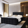 GLAMOUR MANŽELSKÁ POSTEĽ 160X200 + TOPPER VISCO + ÚLOŽNÝ PRIESTOR + KRYŠTÁLIKY SOFT 11