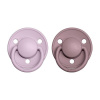 Bibs cumlíky silikón 2 ks De Lux 0-36 mesiacov One Size Dusky-lilac-heather