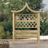 zahrada-XL Záhradná pergola so strieškou a lavičkou, impregnovaná borovica 44951