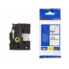 páska BROTHER TZFX251 čierne písmo, biela páska FLEXIBLE ID Tape (24mm) (TZEFX251)
