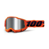 100% MX Okuliare 100% ACCURI 2 Orange - Mirror Silver lens