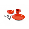 Jedálenský set GSI Cascadian 1 Person Table Set Terracotta