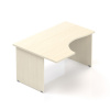 Lenza Ergonomický stôl Visio 140 x 100 cm, ľavý, javor