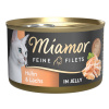 Výhodné balenie Miamor Feine Filets v želé 24 x 100 g - kuracie a losos